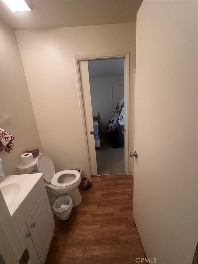 1235 Callas Dr, Oxnard, CA 93035 - half bath featuring wood finished floors and vanity