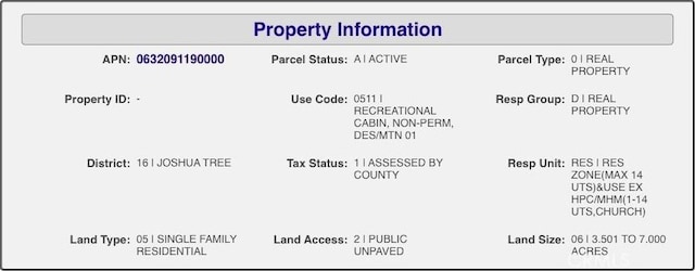 1853 Winfield Rd, Joshua Tree, CA 92252