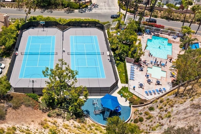 1872 Caminito De La Narcissa, Glendale, CA 91208 - drone / aerial view of a pool