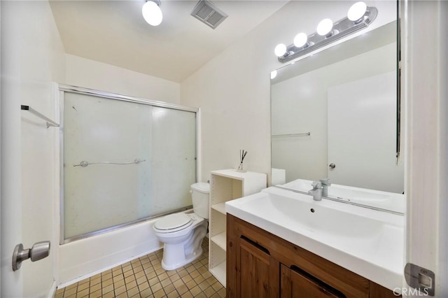 981 S St Andrews Pl Unit 104, Los Angeles, CA 90019 - full bathroom featuring vanity, tile patterned floors, and enclosed tub / shower combo