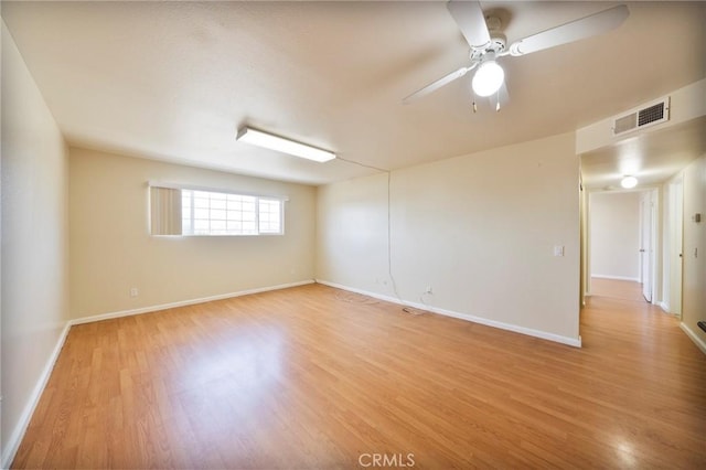 981 S St Andrews Pl Unit 104, Los Angeles, CA 90019 - empty room featuring light wood finished floors and ceiling fan