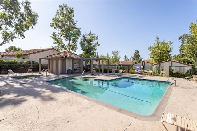 19533 Rinaldi St Unit 48, Porter Ranch, CA 91326 - community pool featuring a patio
