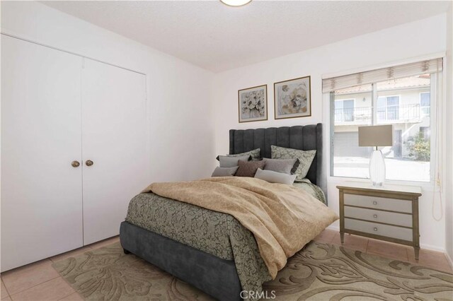 19533 Rinaldi St Unit 48, Porter Ranch, CA 91326 - tiled bedroom with a closet