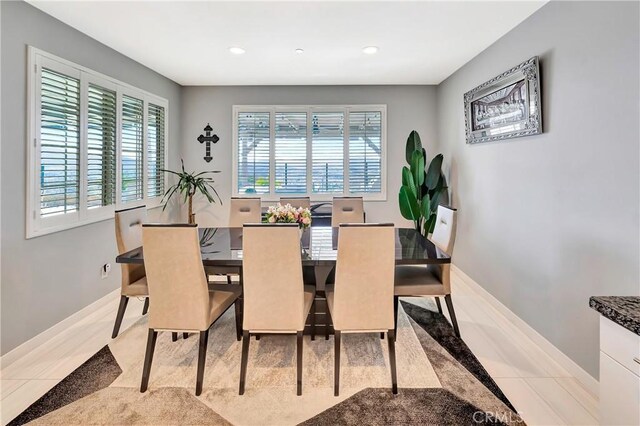 18348 Cachet Way, Canyon Country, CA 91350 - dining space with recessed lighting and tile patterned floors