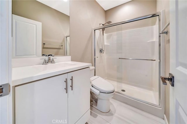 18348 Cachet Way, Canyon Country, CA 91350 - full bathroom featuring a stall shower and vanity