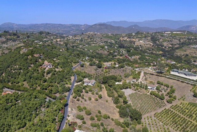 3237 Canonita Dr, Fallbrook, CA 92028 - aerial view of sparsely populated area featuring a mountain backdrop