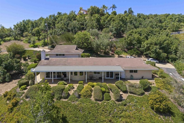 3237 Canonita Dr, Fallbrook, CA 92028 - aerial view of property and surrounding area with a heavily wooded area