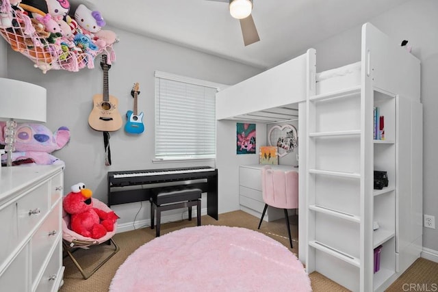 923 Citrine Way, San Marcos, CA 92078 - carpeted bedroom featuring a ceiling fan