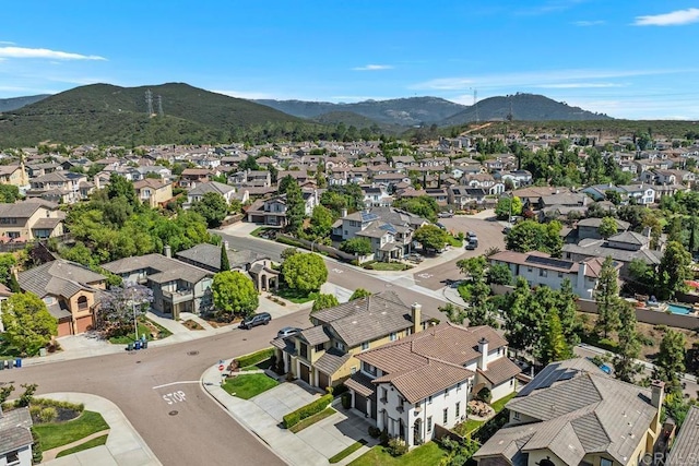 923 Citrine Way, San Marcos, CA 92078 - aerial view of residential area with a mountain backdrop
