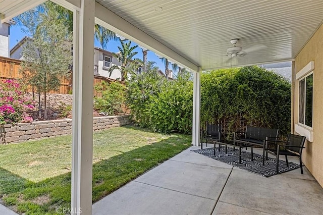 35733 Emily Ave, Murrieta, CA 92563 - fenced backyard featuring a patio area