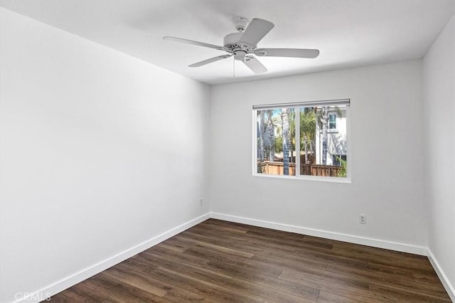 35733 Emily Ave, Murrieta, CA 92563 - empty room featuring dark wood finished floors and ceiling fan