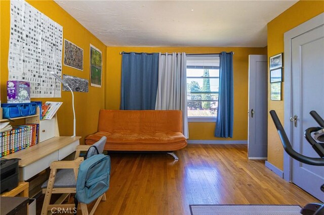320 W 21st St, Merced, CA 95340 - office area with wood finished floors and baseboards