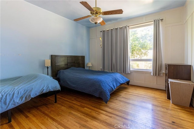 320 W 21st St, Merced, CA 95340 - bedroom featuring wood finished floors and ceiling fan