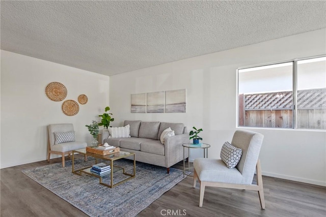 244 Santa Fe Ave, Pismo Beach, CA 93449 - living room with wood finished floors and a textured ceiling