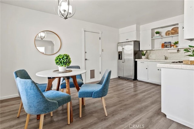 244 Santa Fe Ave, Pismo Beach, CA 93449 - dining space with wood finished floors
