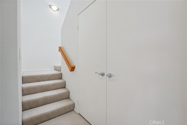4240 Lost Hills Rd Unit 2205, Calabasas, CA 91301 - staircase with carpet floors