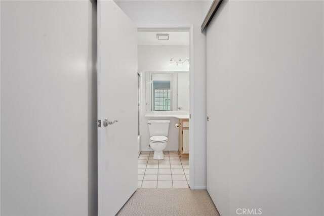 4240 Lost Hills Rd Unit 2205, Calabasas, CA 91301 - full bathroom featuring tile patterned flooring, vanity, and shower / bathtub combination