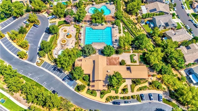 25228 Coral Canyon Rd, Corona, CA 92883 - aerial view of property's location featuring a pool