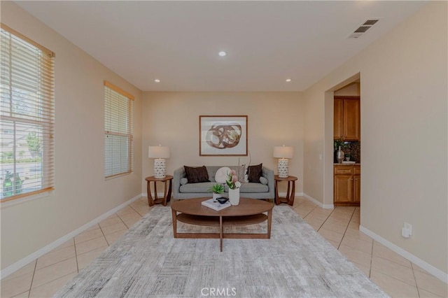 25228 Coral Canyon Rd, Corona, CA 92883 - living area with light tile patterned floors and recessed lighting