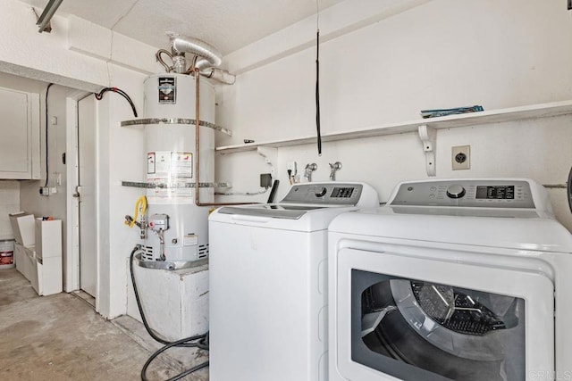 7528 Jerez Ct Unit 6, Carlsbad, CA 92009 - laundry area featuring water heater and washer and clothes dryer