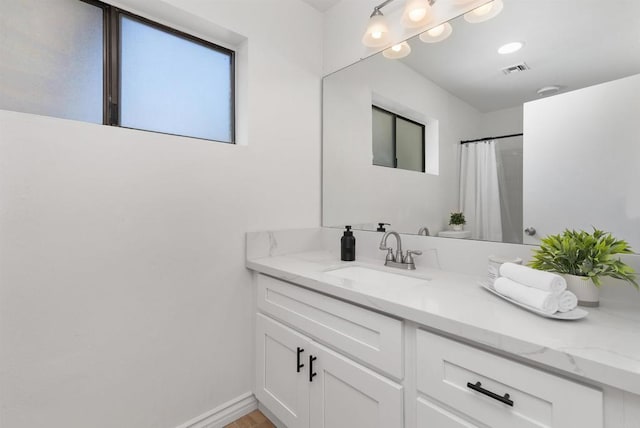 7528 Jerez Ct Unit 6, Carlsbad, CA 92009 - full bathroom featuring vanity and curtained shower