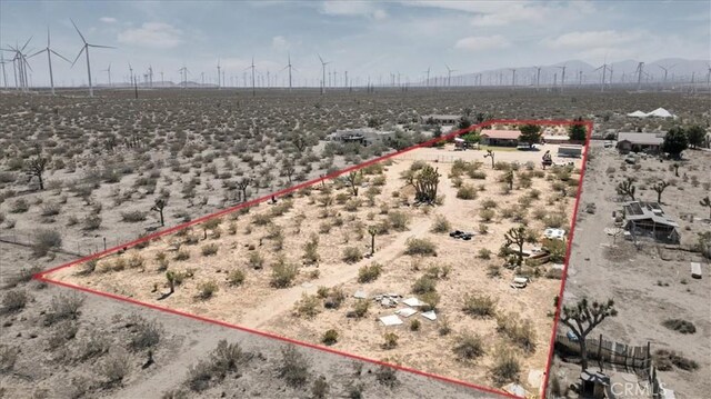 14296 Bieri St, Mojave, CA 93501 - view of rural area featuring property parcel outlined
