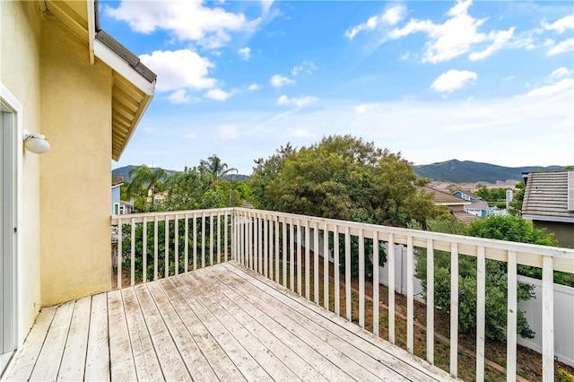 44051 Sheldon Ct, Temecula, CA 92592 - deck featuring a mountain view