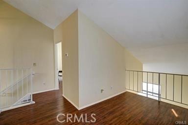 16857 San Fernando Mission Blvd Unit 7, Granada Hills, CA 91344 - bonus room with wood finished floors and lofted ceiling