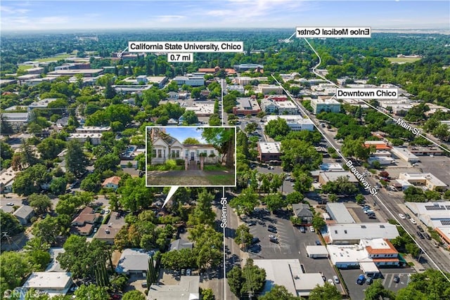 604 Salem St, Chico, CA 95928 - bird's eye view