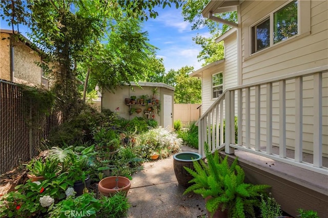 604 Salem St, Chico, CA 95928 - view of yard featuring a storage unit