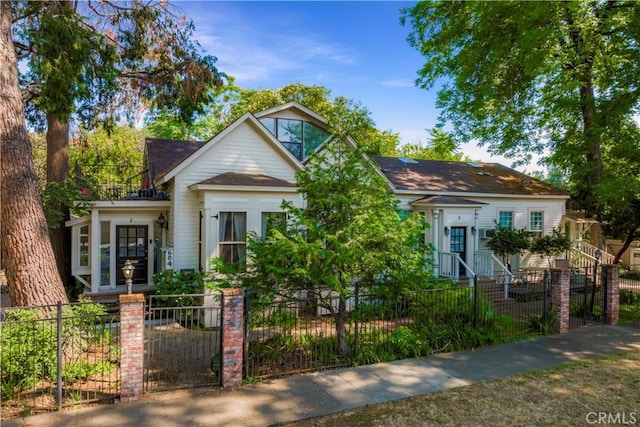 604 Salem St, Chico, CA 95928 - bungalow-style house with a fenced front yard and a gate