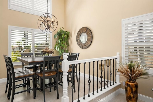 24330 Via Arriba Linda, Yorba Linda, CA 92887 - dining room with a chandelier and healthy amount of natural light