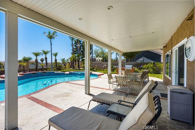 24330 Via Arriba Linda, Yorba Linda, CA 92887 - view of pool with a patio area and a fenced backyard