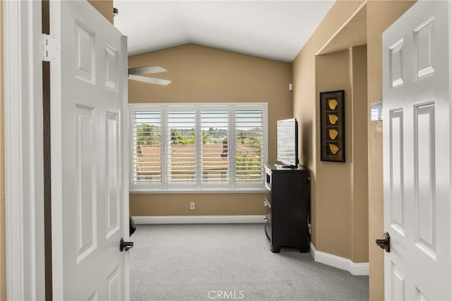 24330 Via Arriba Linda, Yorba Linda, CA 92887 - carpeted bedroom with lofted ceiling and baseboards