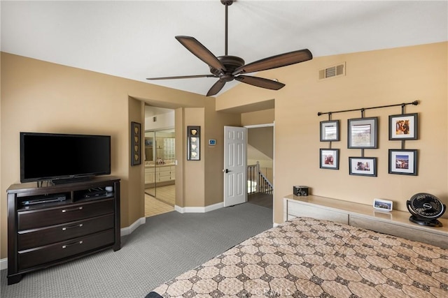 24330 Via Arriba Linda, Yorba Linda, CA 92887 - carpeted bedroom with baseboards and ceiling fan