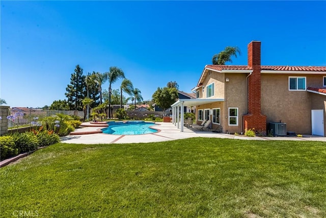 24330 Via Arriba Linda, Yorba Linda, CA 92887 - view of pool featuring a fenced backyard and a patio area