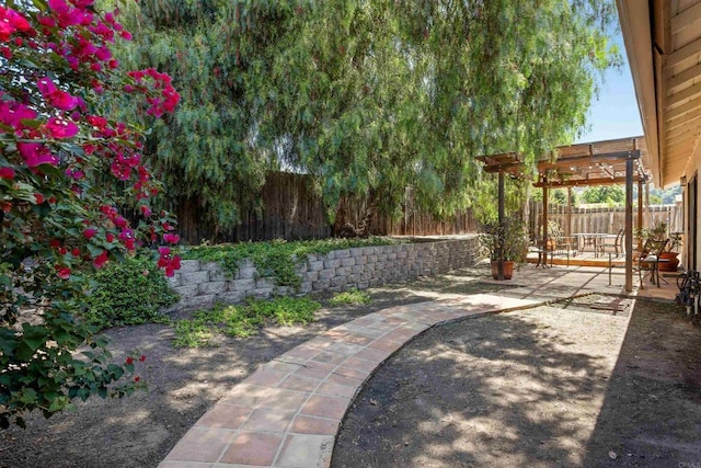 468 Las Brisas Dr, Escondido, CA 92027 - fenced backyard with a patio and a pergola