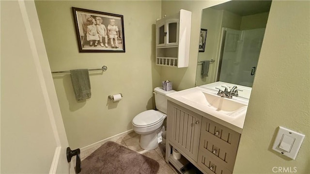3001 Via Buena Vis Unit C, Laguna Woods, CA 92637 - full bathroom featuring vanity, tile patterned floors, and a shower