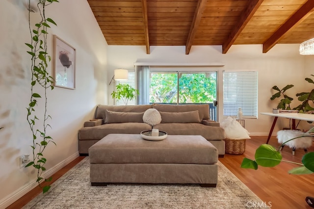18350 Hatteras St Unit 263, Tarzana, CA 91356 - living area featuring wood ceiling and wood finished floors