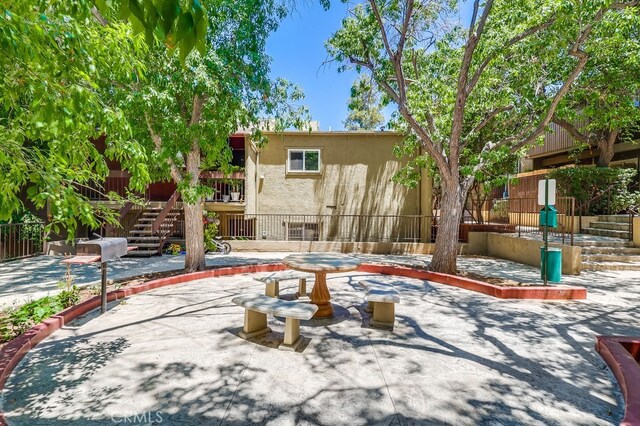18350 Hatteras St Unit 263, Tarzana, CA 91356 - view of patio with stairway