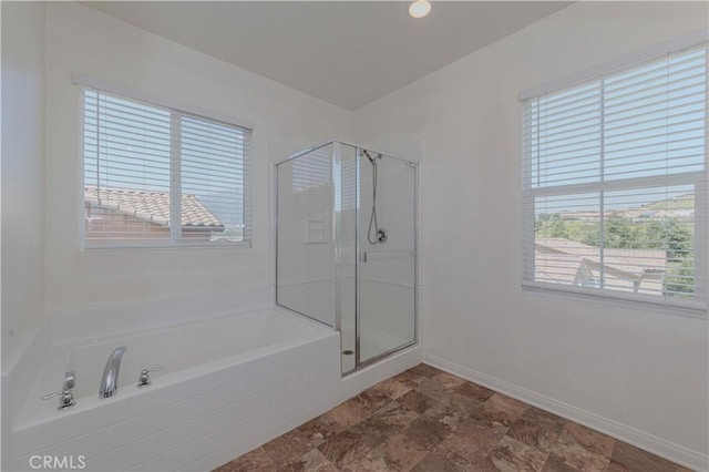 24679 Acadia Dr, Corona, CA 92883 - bathroom with a garden tub and a stall shower