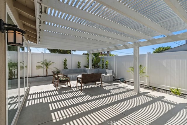 5337 Canehill Ave, Lakewood, CA 90713 - fenced backyard featuring a patio area and a pergola