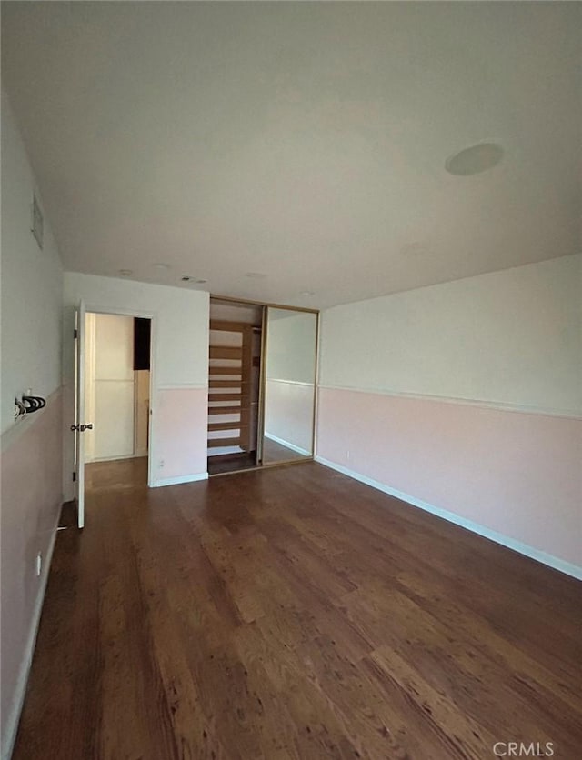 23774 Burton St, West Hills, CA 91304 - unfurnished room featuring wood finished floors and baseboards