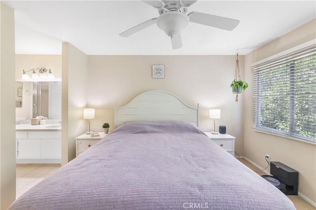 28305 Paseo El Siena Unit 10, Laguna Niguel, CA 92677 - bedroom with ensuite bathroom and a ceiling fan