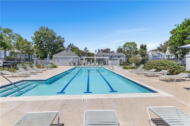 28305 Paseo El Siena Unit 10, Laguna Niguel, CA 92677 - community pool featuring a patio area and a residential view