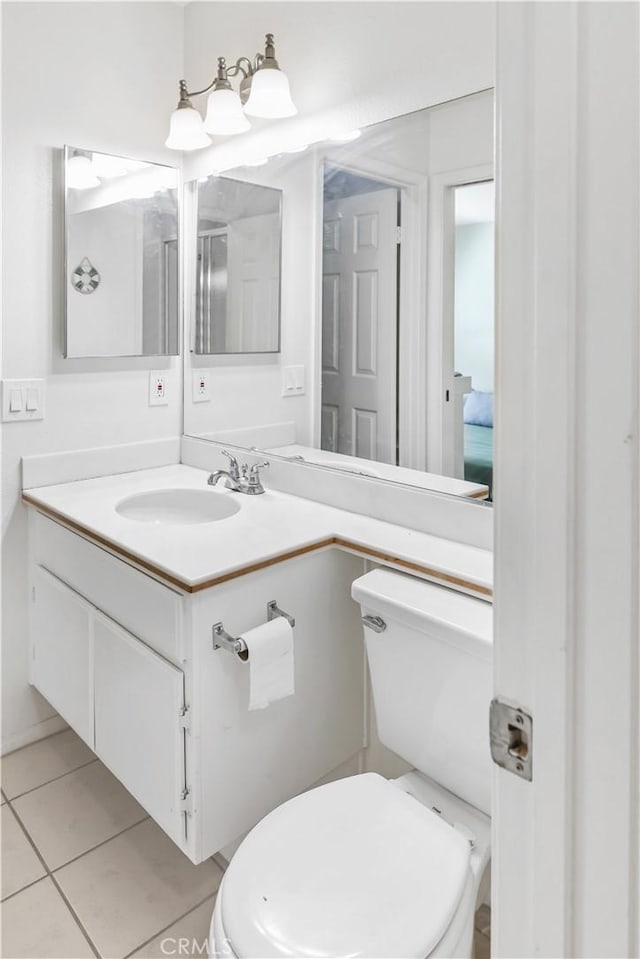 28305 Paseo El Siena Unit 10, Laguna Niguel, CA 92677 - bathroom with vanity and tile patterned floors