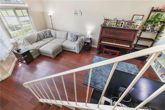 28305 Paseo El Siena Unit 10, Laguna Niguel, CA 92677 - living room with wood finished floors and baseboards