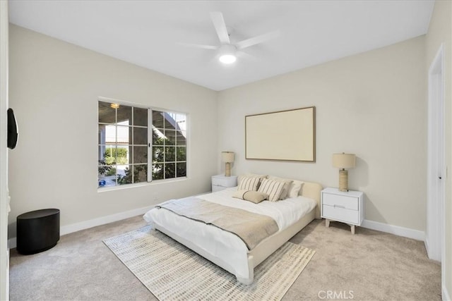 191 Desert Falls Cir, Palm Desert, CA 92211 - bedroom with light carpet and ceiling fan