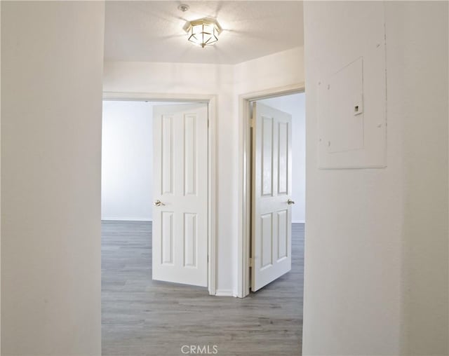 6 Garzoni Aisle, Irvine, CA 92606 - corridor with light wood-type flooring and electric panel