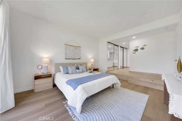 20 Nuevo Unit 10, Irvine, CA 92612 - bedroom featuring light wood-style floors and recessed lighting